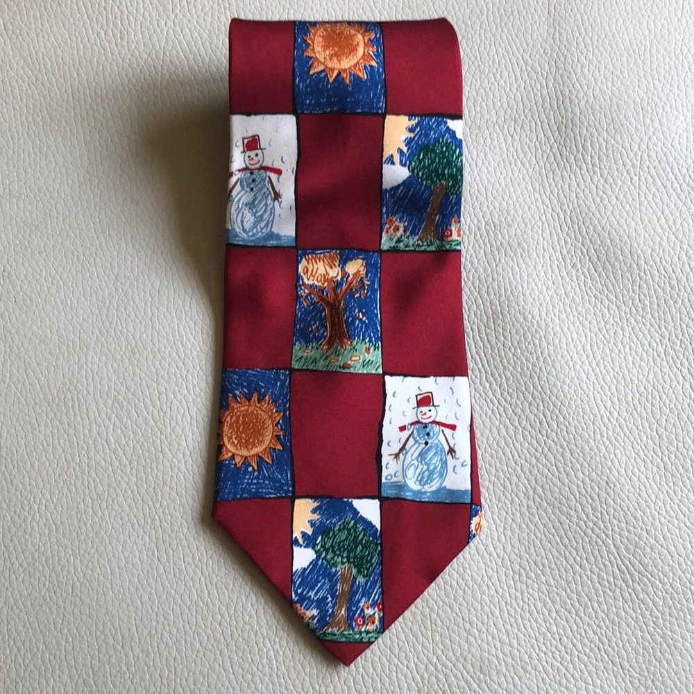 Mens holiday tie